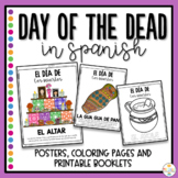 Dia de los Muertos in Spanish Posters and Coloring Pages -