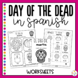 Day of the dead in Spanish Worksheets - Dia de muertos