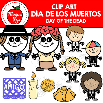 Preview of Day of the dead kids | Dia de los Muertos |Clip Art