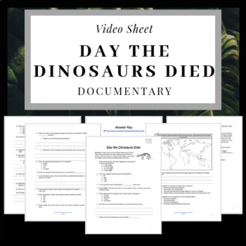 Preview of Day the Dinosaurs Died Documentary: Video Sheet