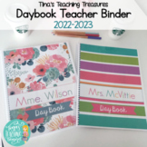 Daybook / Teacher Planner - Preppy style by Tina's Teaching Treasures 2022-2023