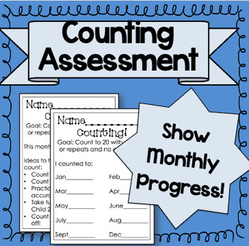 Preview of Preschool Counting Assessment