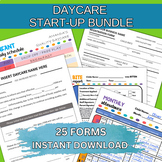 Daycare Child Care Forms Bundle | Essential Templates Earl