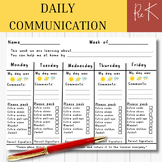 Daycare Communication Log