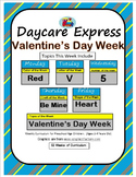 Daycare Curriculum (Valentine's Week) Letter V, Shape Hear