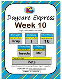Daycare Curriculum (Week 10) Letter I, Shape Star, Color G