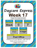 Daycare Curriculum (Week 17) Letter C, Shape Octagon, Colo