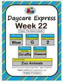 Daycare Curriculum (Week 22) Letter G, Shape Diamond, Colo