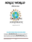 Daycare Employee Handbook