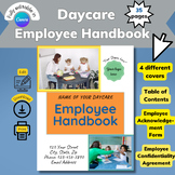 Daycare Employee Handbook, Preschool Policies and Procedur