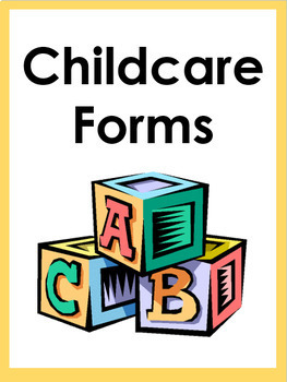 Preview of Daycare Forms