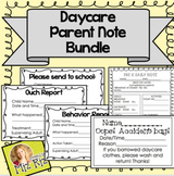 Daycare Parent Note Bundle