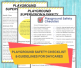 Daycare Playground Inspection Checklist & Safety Guide / P