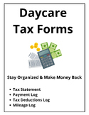 Daycare Tax Forms | Home Daycare Tax Forms