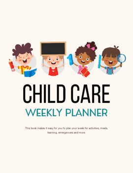 Preview of Daycare Weekly Planner