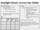 Daylight Hours Across the Globe - Learning the Seasons