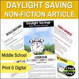 Daylight Saving Non-Fiction Article