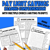 Daylight Saving Time Passage Reading Comprehension Opinion