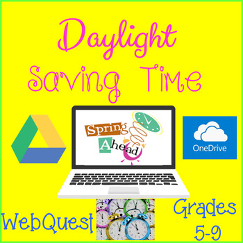 Preview of Daylight Saving WebQuest - Distance Learning - Google Drive