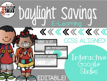 Preview of Daylight Savings-Creative Writing and Reading Informational Text 