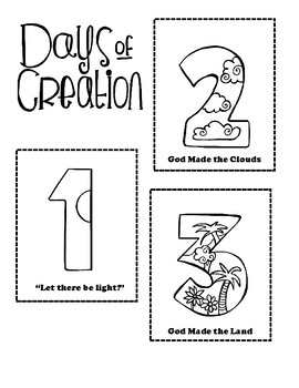 Days Of Creation Unit by Miss Ambers Little Learners | TPT