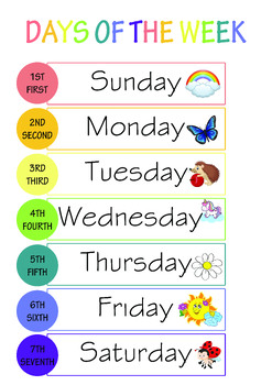 Days Of The Week by Alaa Atout | TPT