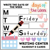 Days Of The Week | Writing Center | ELA English Practice