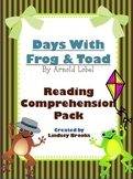 Days With Frog and Toad: Reading Comprehension Pack