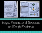 Days, Years, and Seasons Foldable (Interactive Notebook on