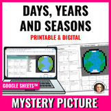 Days, Years and Seasons: Science Mystery Picture