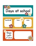 Days at School - ten frames- Groovy theme