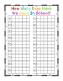 Days in School Chart with Ten Frames