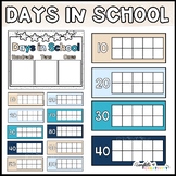 Days in School Poster | Editable | Ocean Classroom Theme