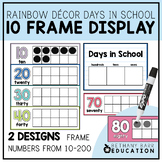Days in School Ten Frame Display | Skip Counting 10 Frames