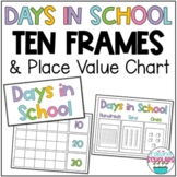 Days in School Ten Frames & Place Value Chart | English & Spanish
