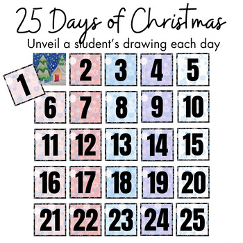 Preview of Days of Christmas Holiday Class Activity | 25 Days of Christmas