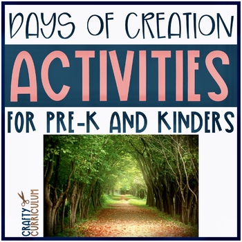 Preview of Days of Creation Activities Bible Lessons Preschool, Prek, Kindergarten