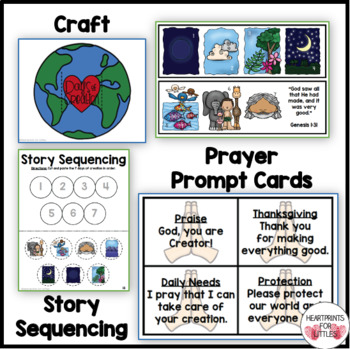 Days of Creation Bible Lesson by Heartprints for Littles | TPT