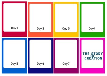 Preview of Days of Creation Booklet/ Worksheet/ Printable Summer Vacation Bible School