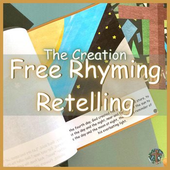 Preview of Days of Creation | FREE Rhyming story book of bible | Preschool Circle