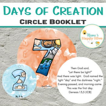 Days of Creation - Layered Circles by Mama's Happy Hive | TpT