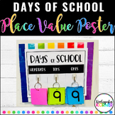 Days of School Calendar Place Value Poster - Kindergarten,