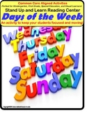 Days of The Week Activity to Read and Match for Special Ed