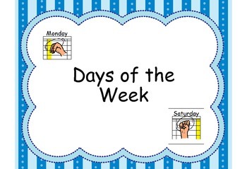 Preview of Days of the Week