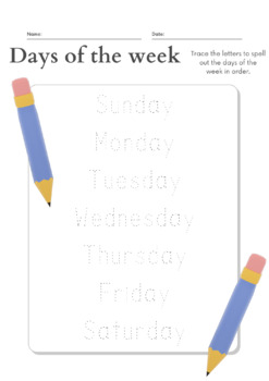 Preview of Days of the Week
