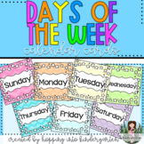 Days of the Week Calendar Cards