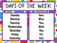 Days of the Week Chart by Nobles' Nest | TPT