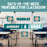 Days-of-the-Week Classroom Printable