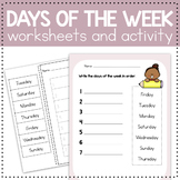 Days of the Week In Order Worksheet