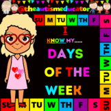 Days of the Week Interactive Adapted Activities for Autism